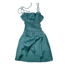 Load image into Gallery viewer, Nora Ruched Satin Dress

